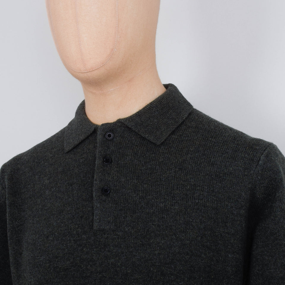 Beams Plus Knit Polo 9G - Green