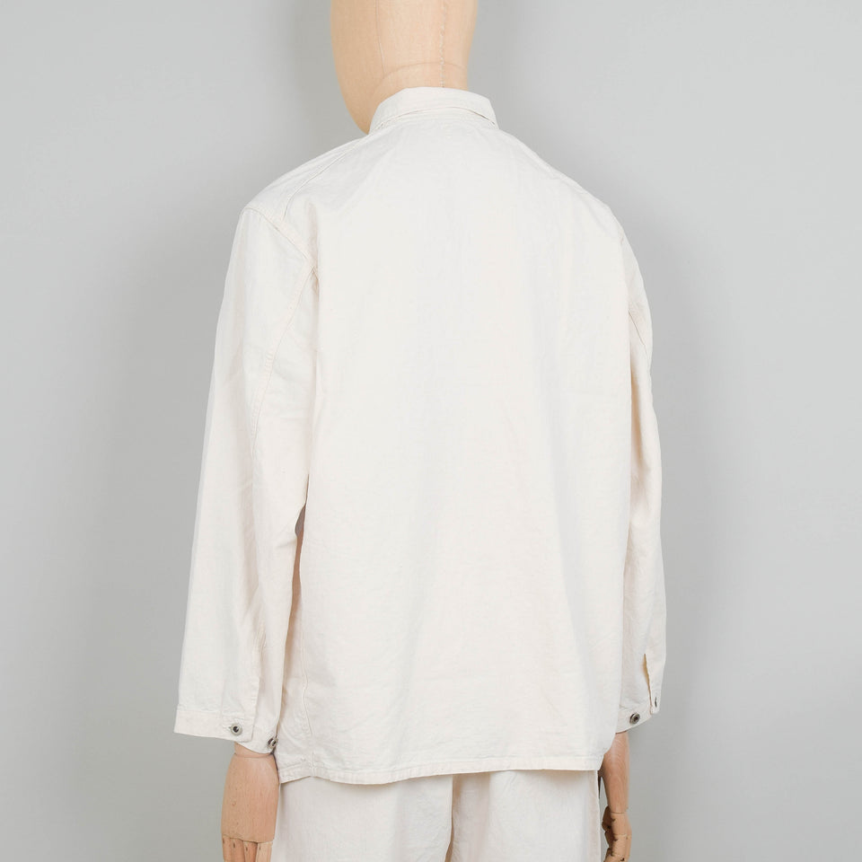 OrSlow Original Napped Twill Utility Coverall - Ecru