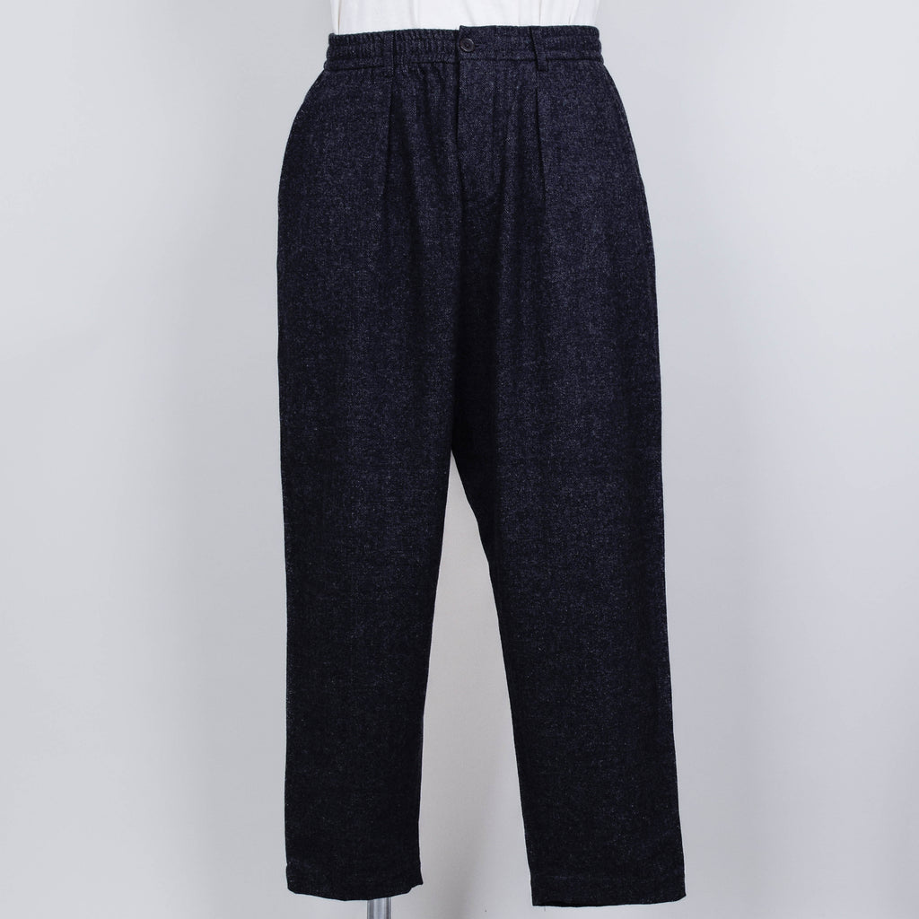 Universal Works Pleated Track Pant Anders Wool - Grey – Liquor Store