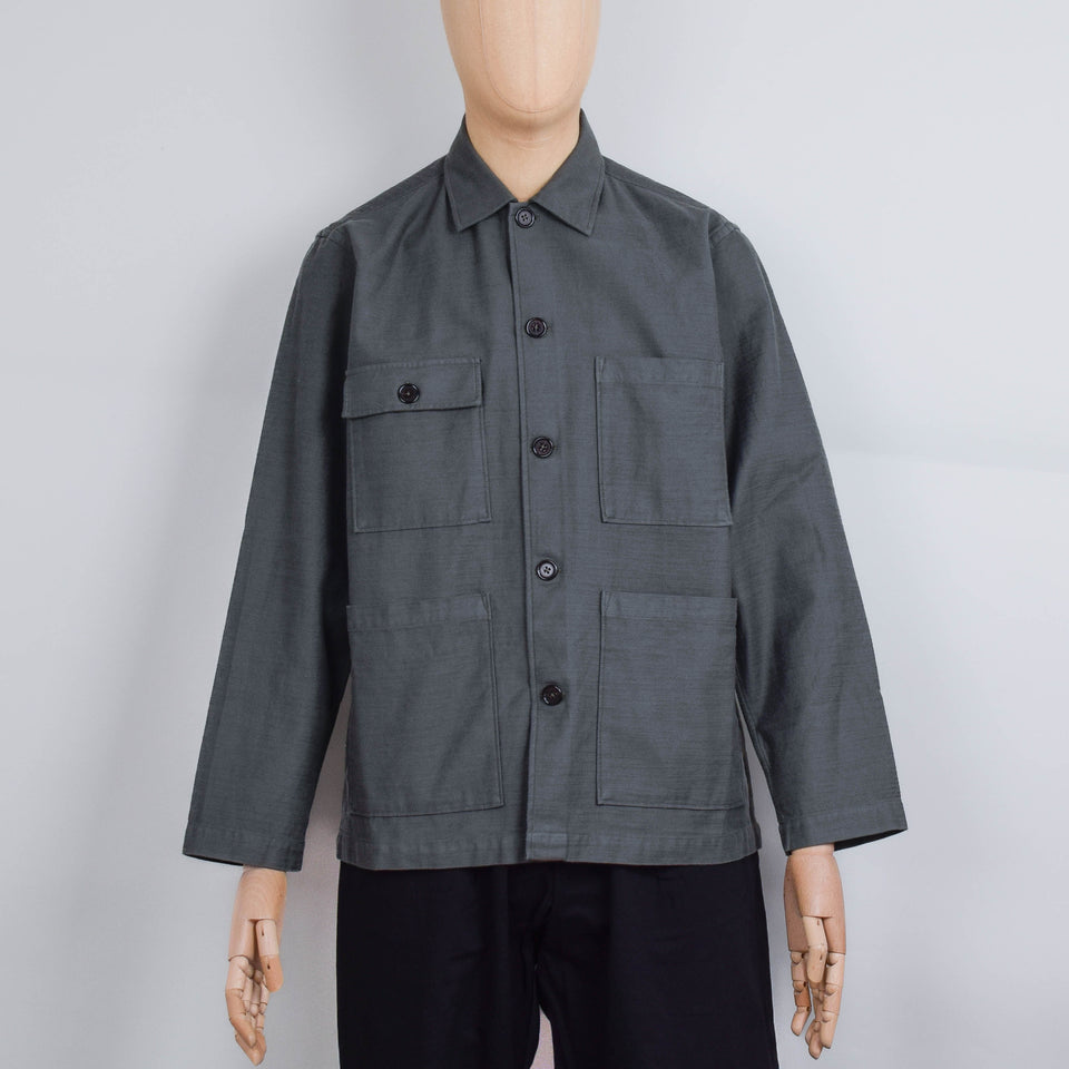 Universal Works Dockside Jacket Sateen - Olive