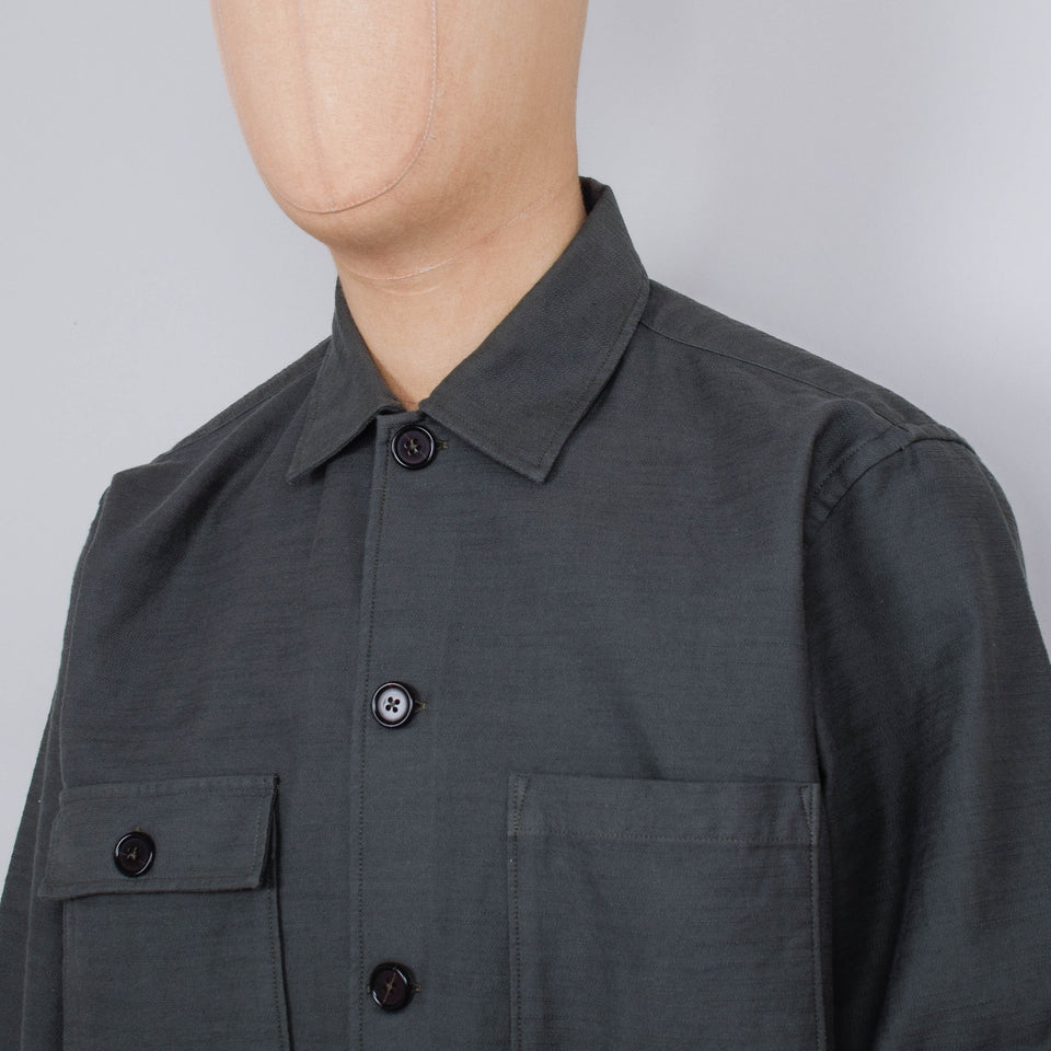 Universal Works Dockside Jacket Sateen - Olive