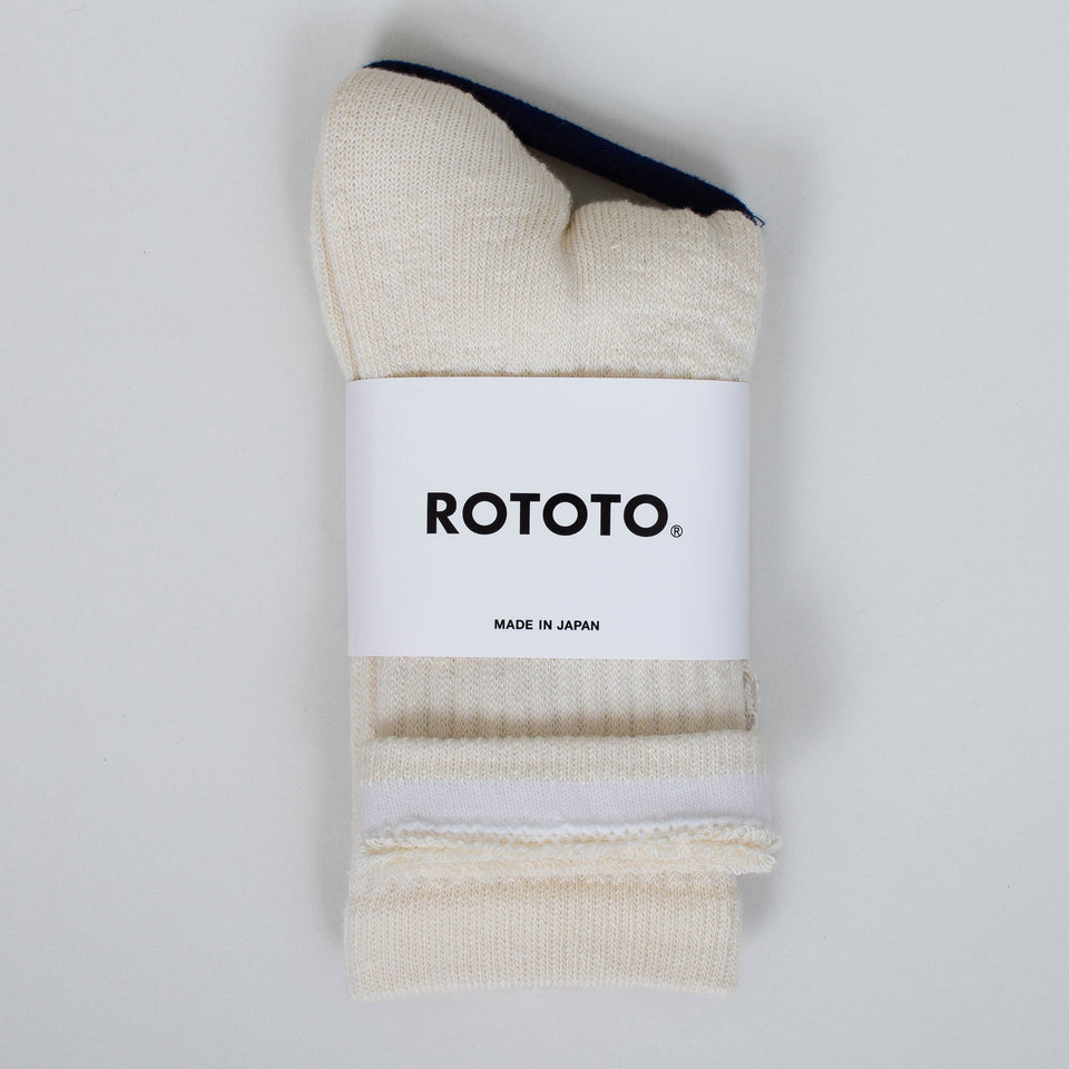 RoToTo R1508 Socks - Ivory