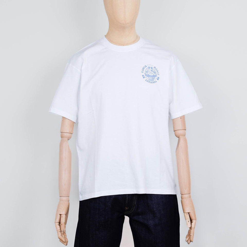 Edwin Music Channel T-Shirt - White