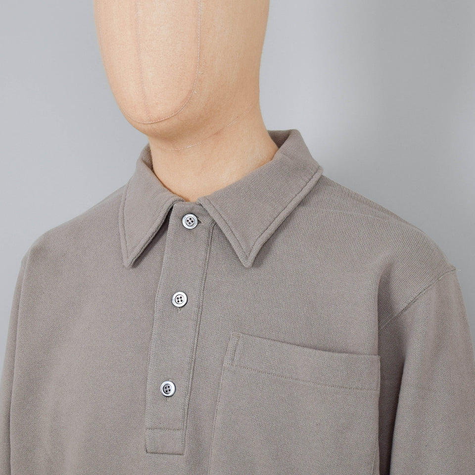 Norse Projects Fraser Relaxed Loopback Tab Series L/S Polo- Sand