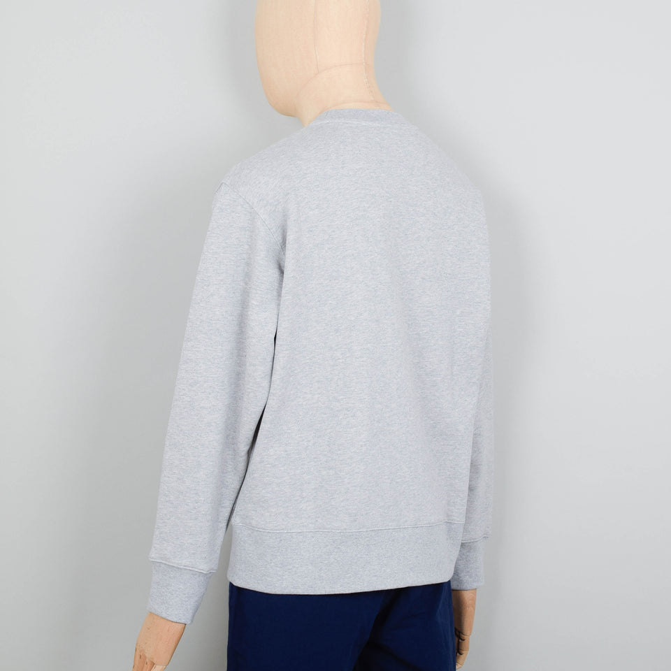 Norse Projects Arne Logo Sweat - Light Grey Melange