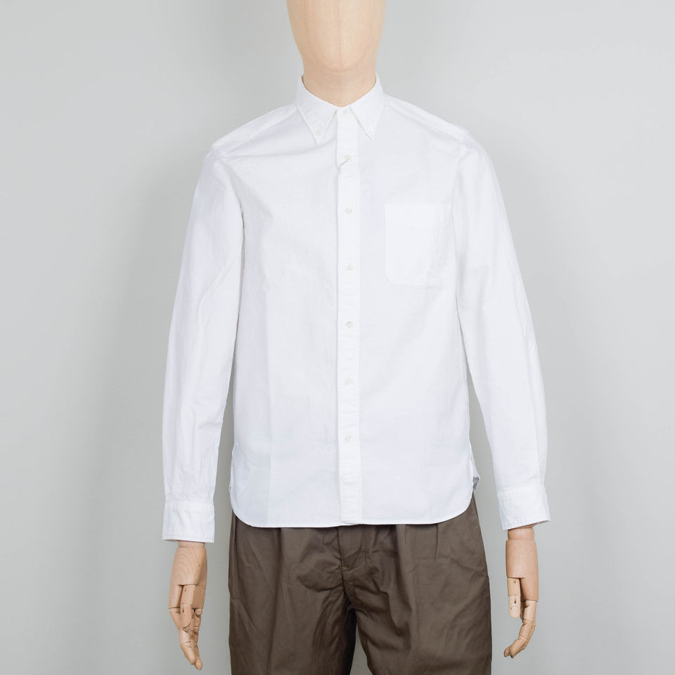 Beams Plus B.D. Oxford - White