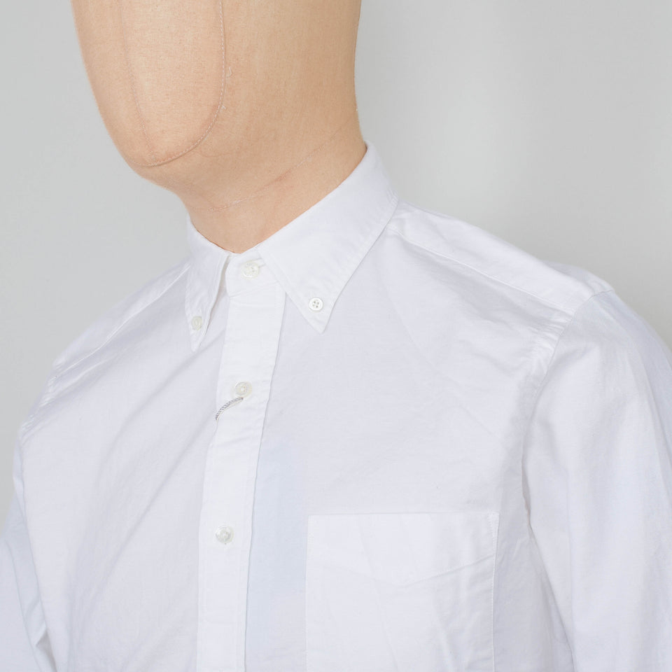 Beams Plus B.D. Oxford - White