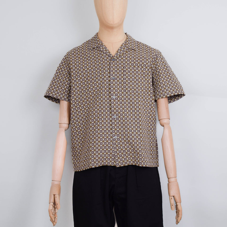 Universal Works Road Shirt Tile - Brown