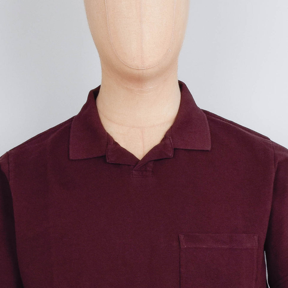 Universal Works Vacation Polo Piquet - Rich Brown