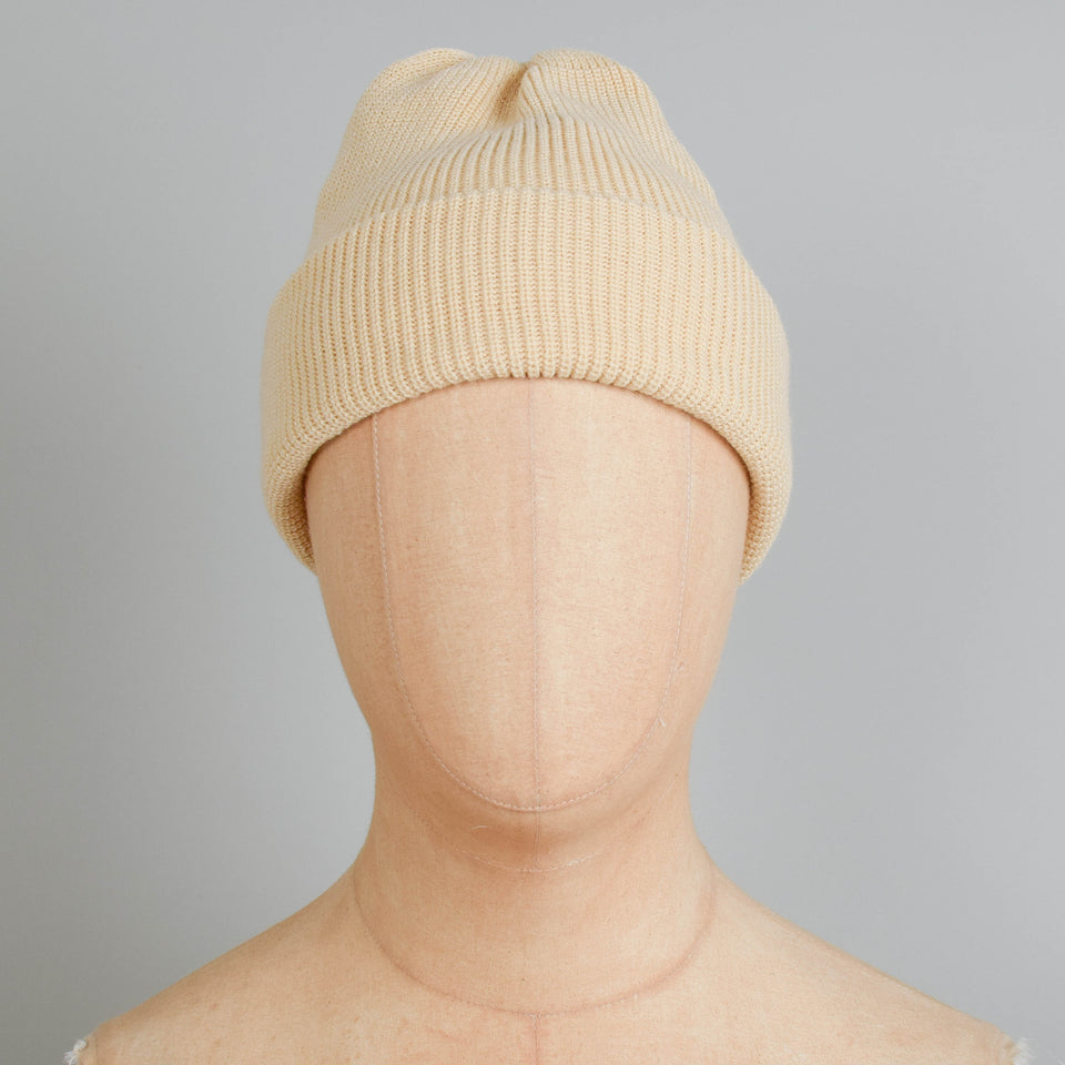 RoToTo Bulky Watch Cap - Raw Beige