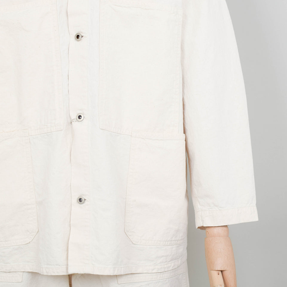 OrSlow Original Napped Twill Utility Coverall - Ecru