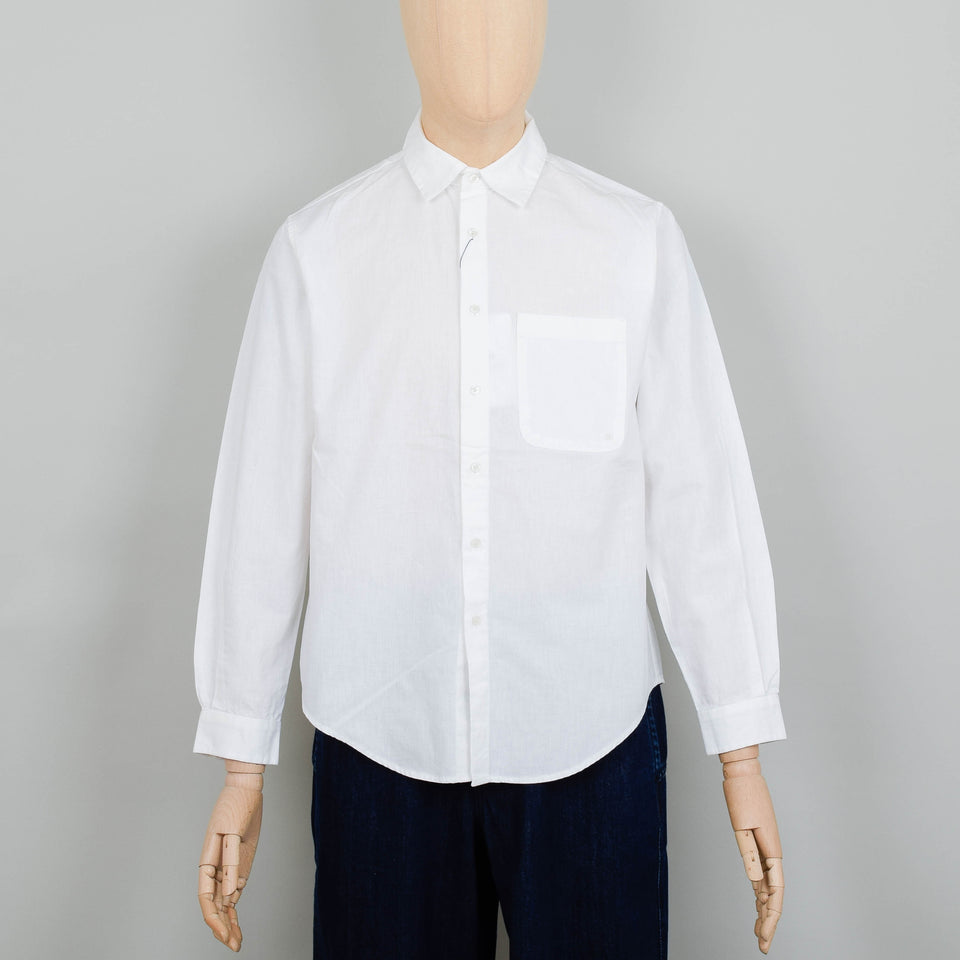 Snow Peak Cotton Poplin Shirt - White