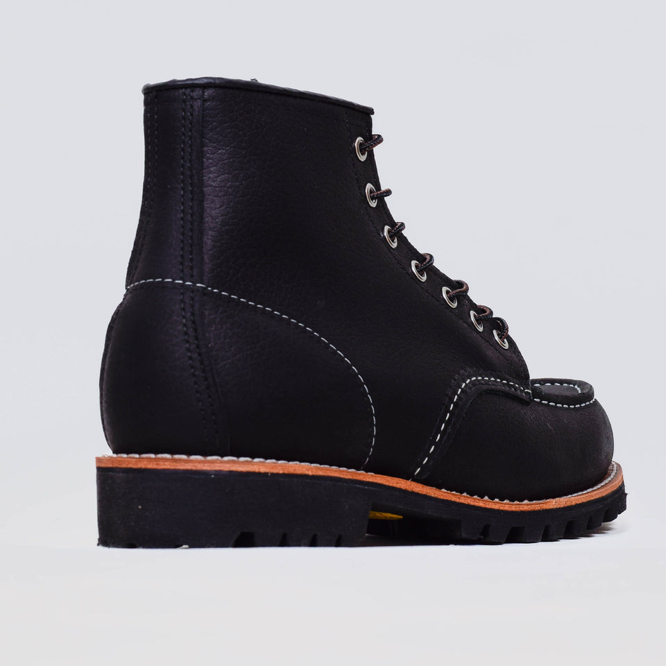 Red Wing 6" Roughneck - Oil Slick Black Leather