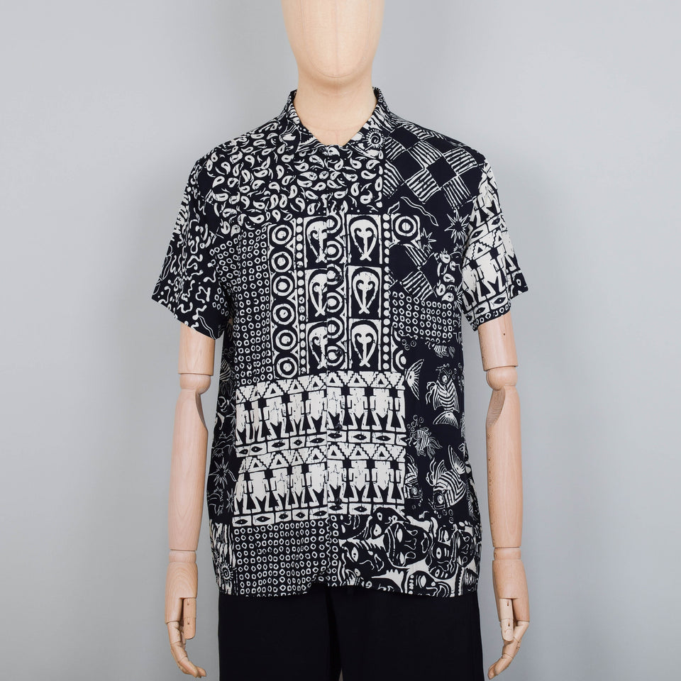 YMC Malick Shirt - Black Multi