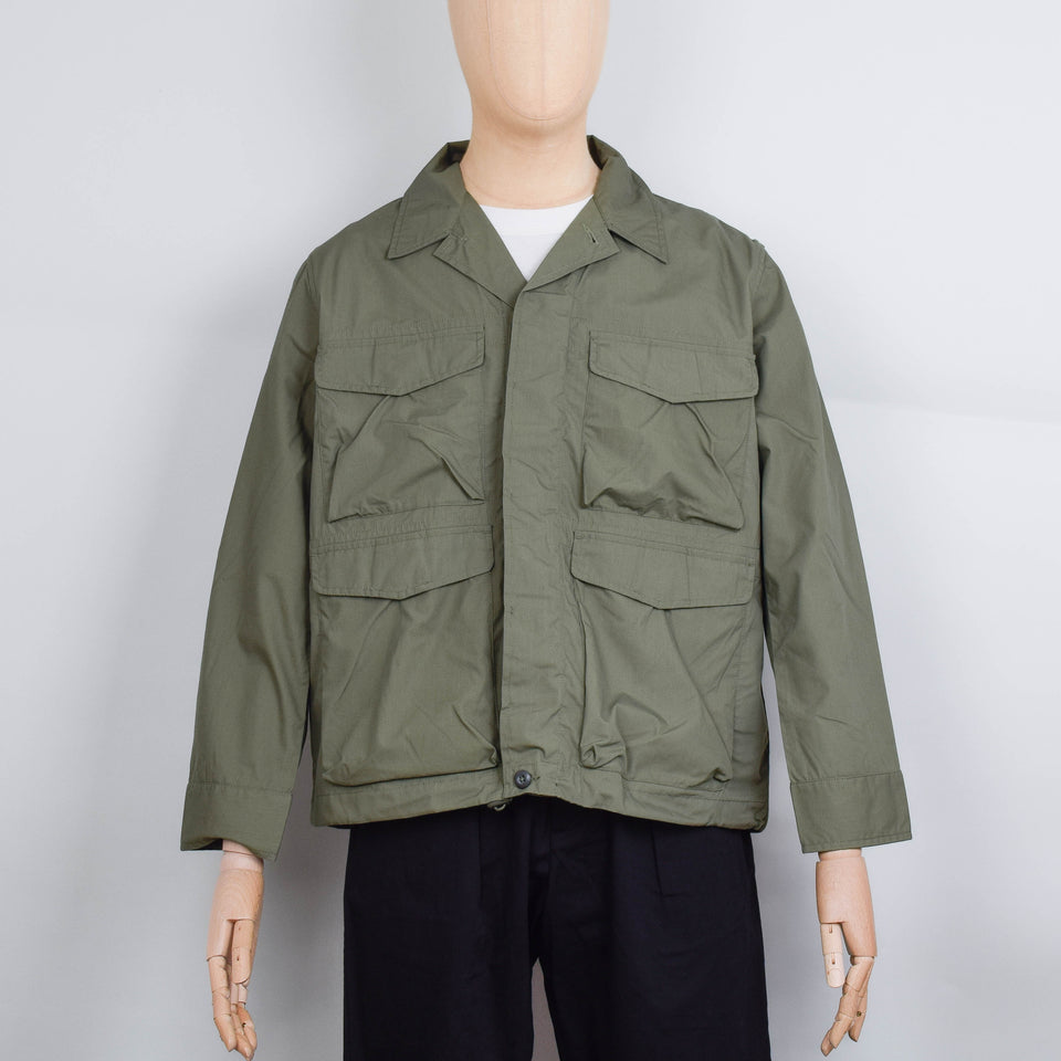 Universal Works Parachute Field Jacket Recycled Poly Tech - Olive