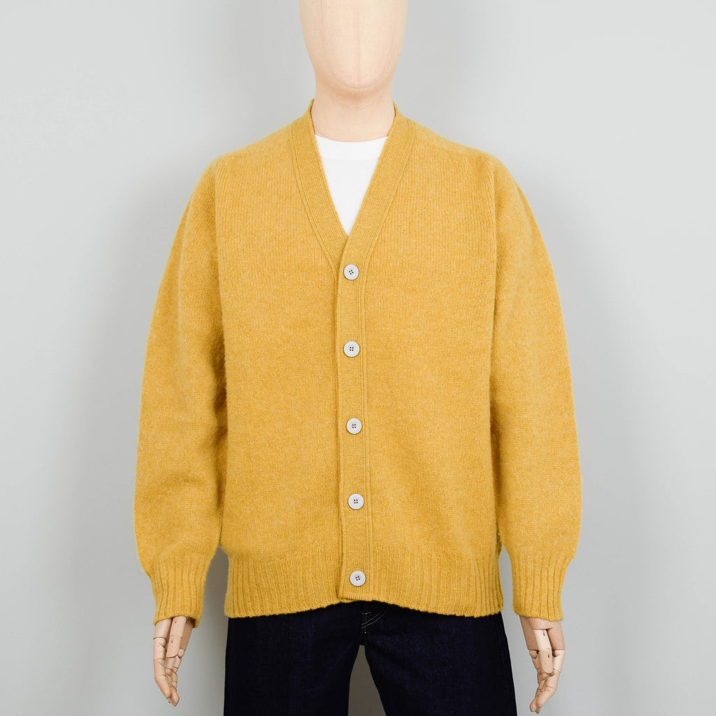 Mustard shop shaggy cardigan