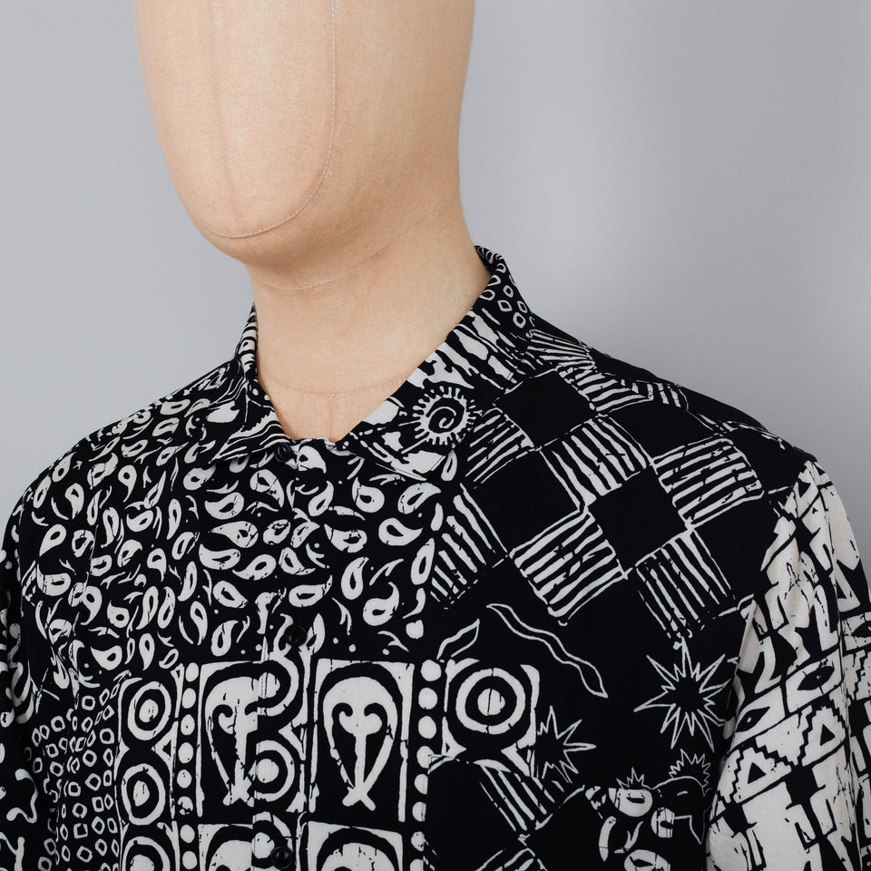 YMC Malick Shirt - Black Multi