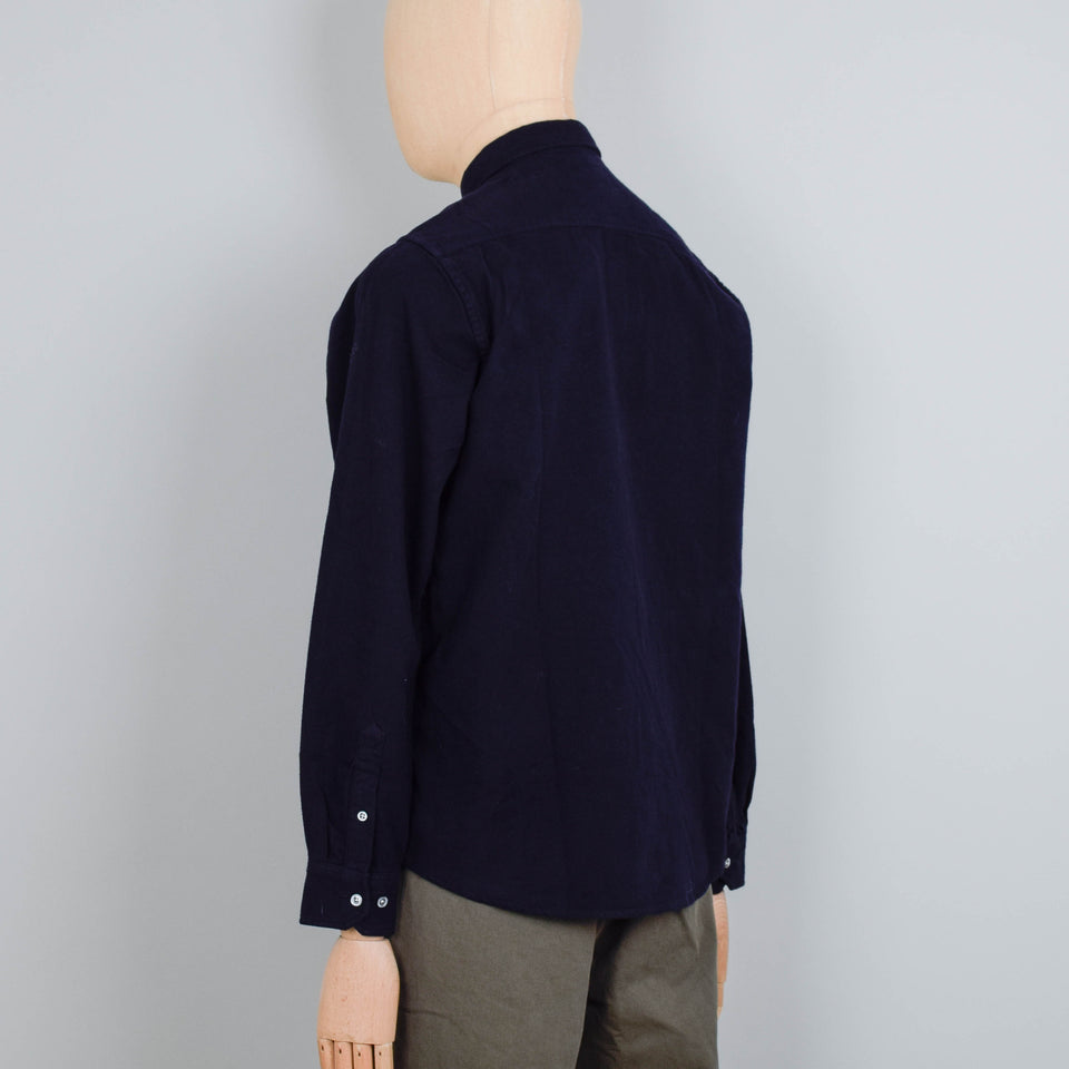 Norse Projects Anton Brushed Flannel - Dark Navy