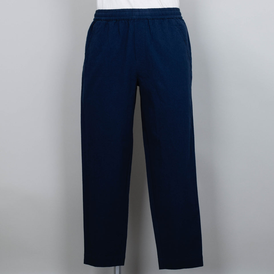 Folk Drawcord Assembly Pant - Ash Navy Crinkle