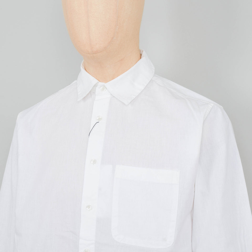 Snow Peak Cotton Poplin Shirt - White
