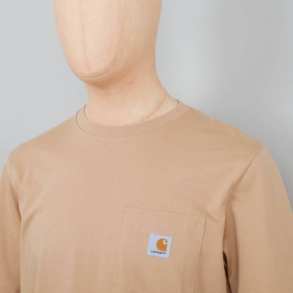 Carhartt WIP S/S Pocket T-Shirt - Dusty H Brown