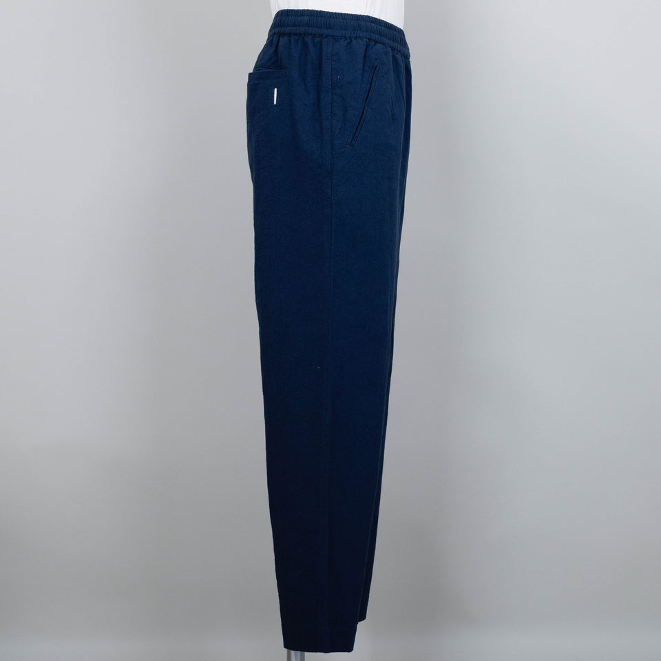 Folk Drawcord Assembly Pant - Ash Navy Crinkle