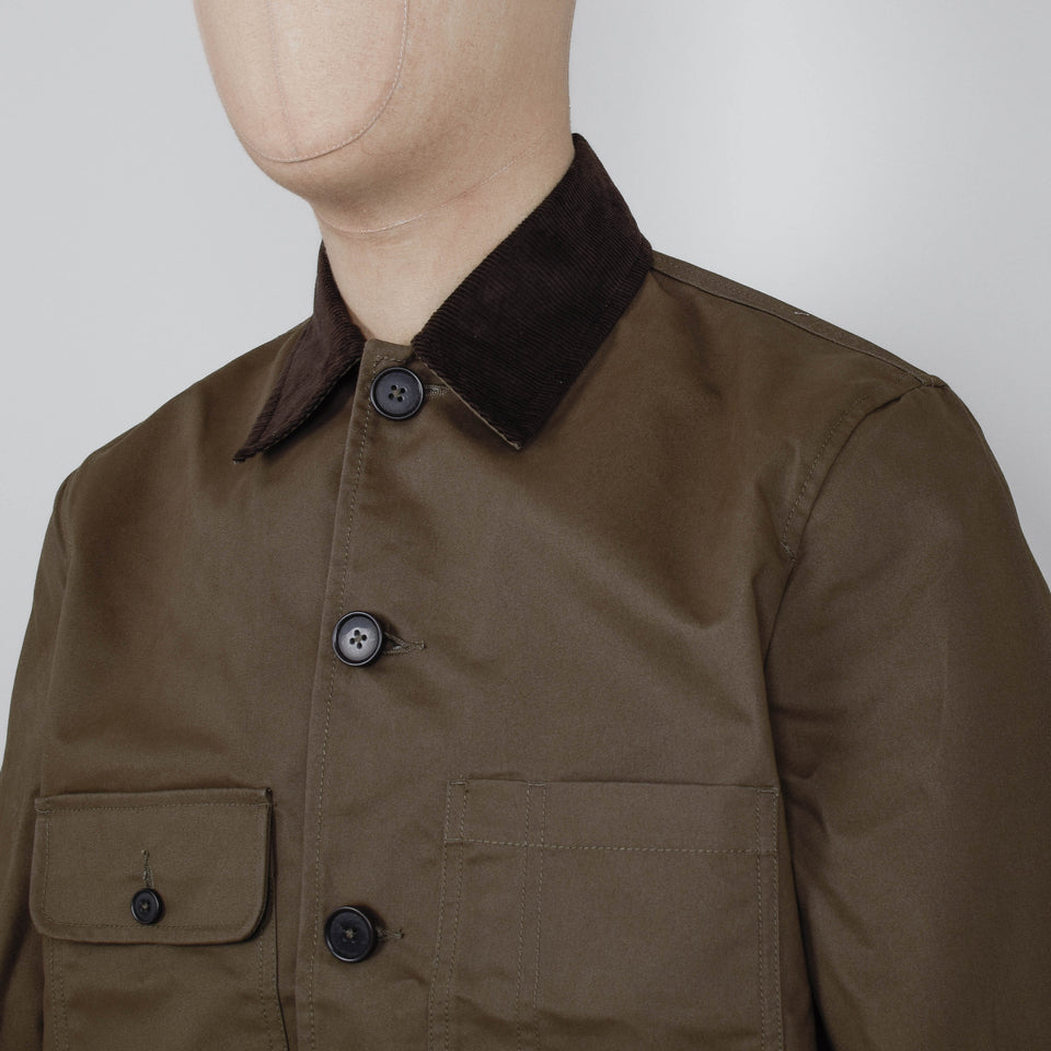 Universal Works Merchant Jacket Brushed Polytech - Khaki