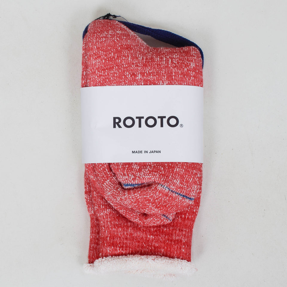 RoToTo Double Faced Socks - Red