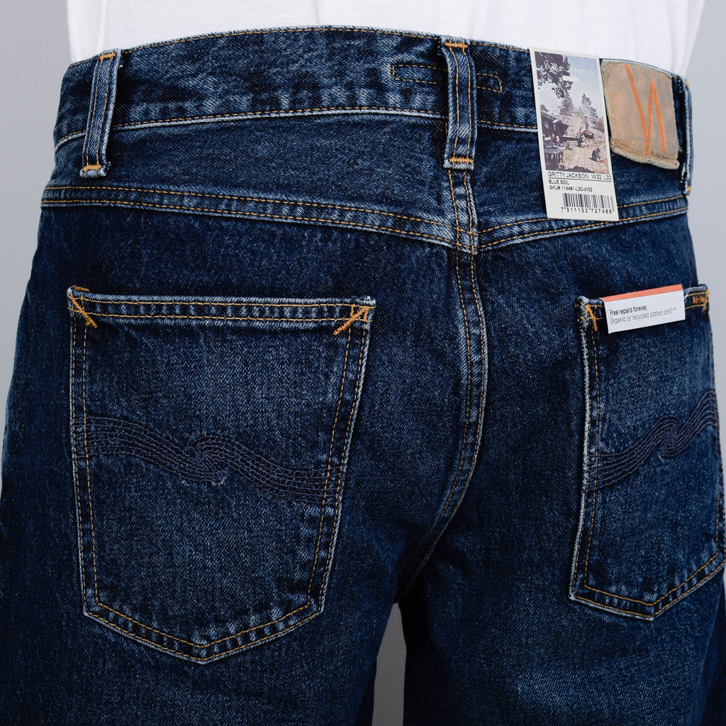 Nudie Jeans Gritty Jackson 「Blue」W30 L32 Gritty Jackson Blue Rebel | Nudie Jeans | Create tomorrow's