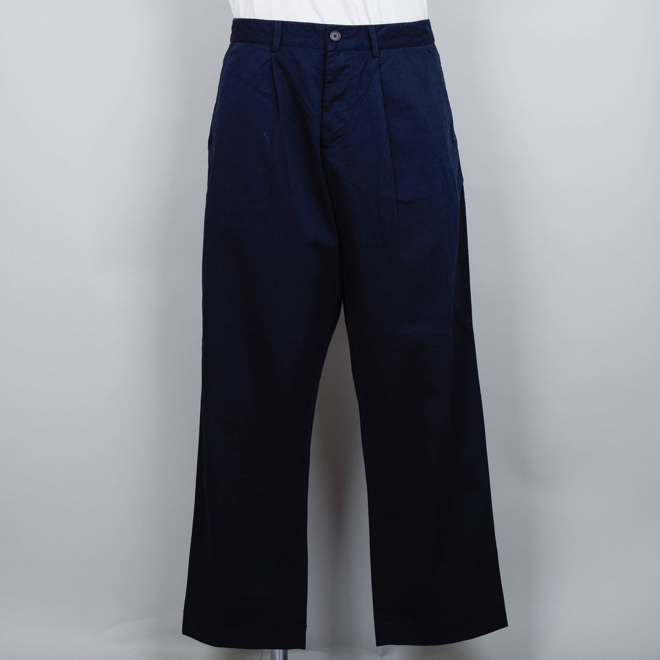 Universal Works Duke Pant Twill - Navy