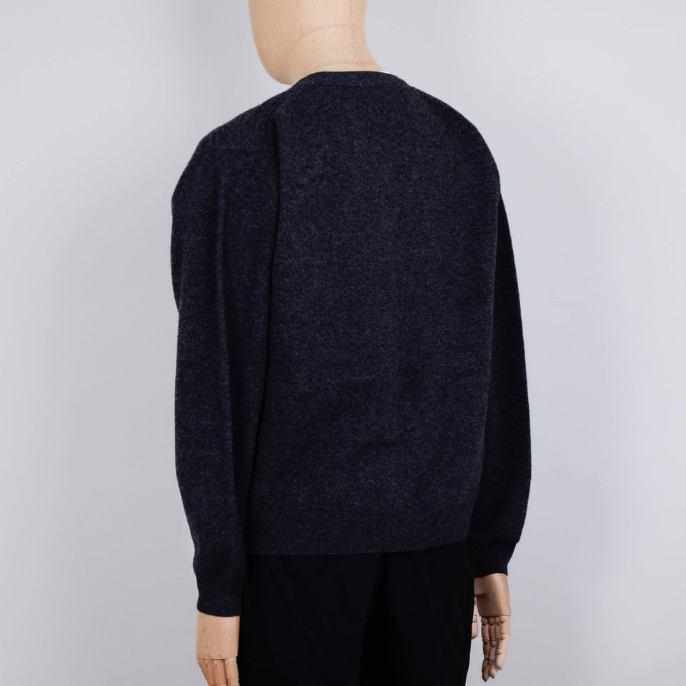 Danton V Neck Cardigan - Carbon