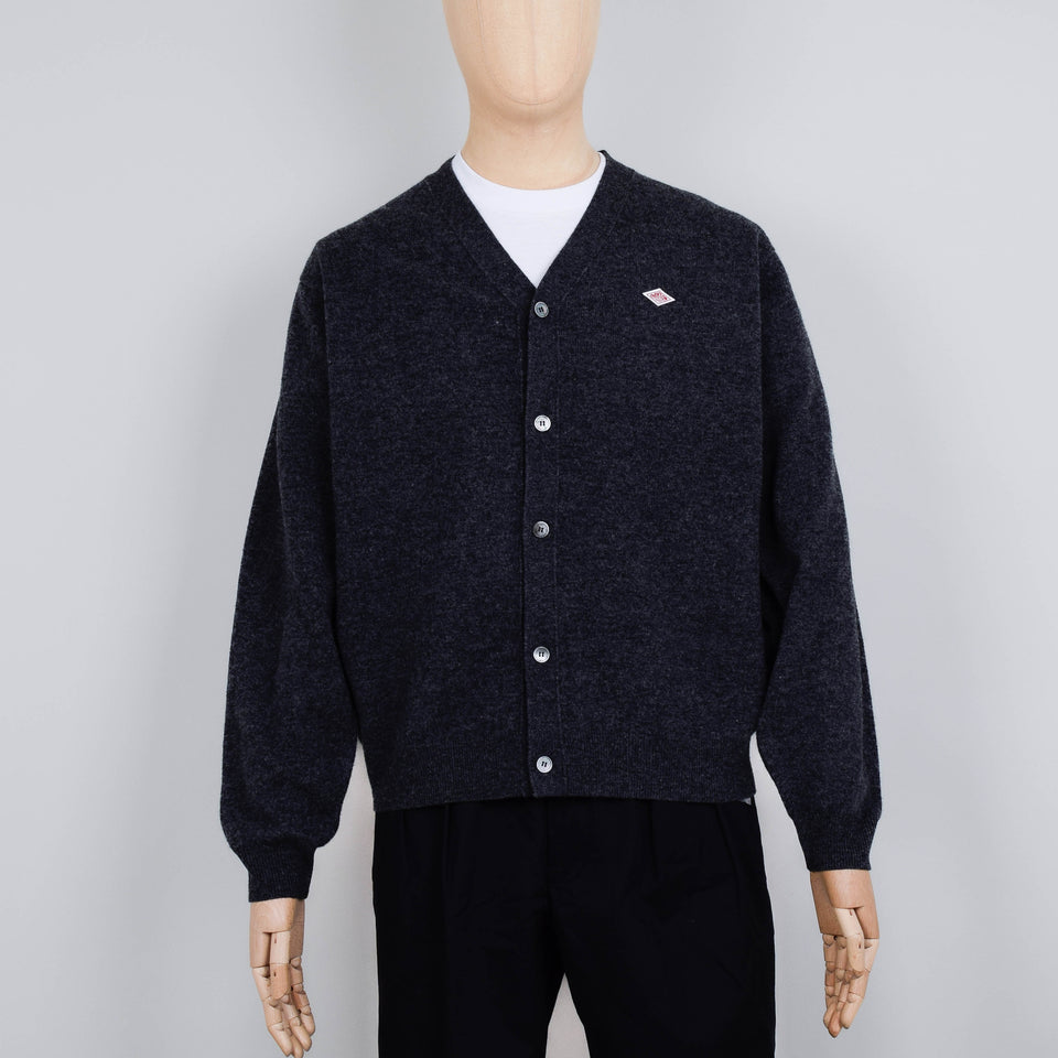 Danton V Neck Cardigan - Carbon