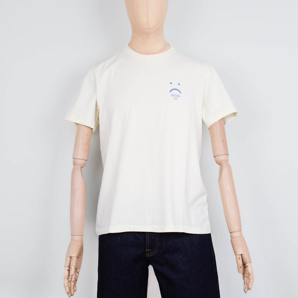 Nudie Jeans Roy Frown T-Shirt - Ecru