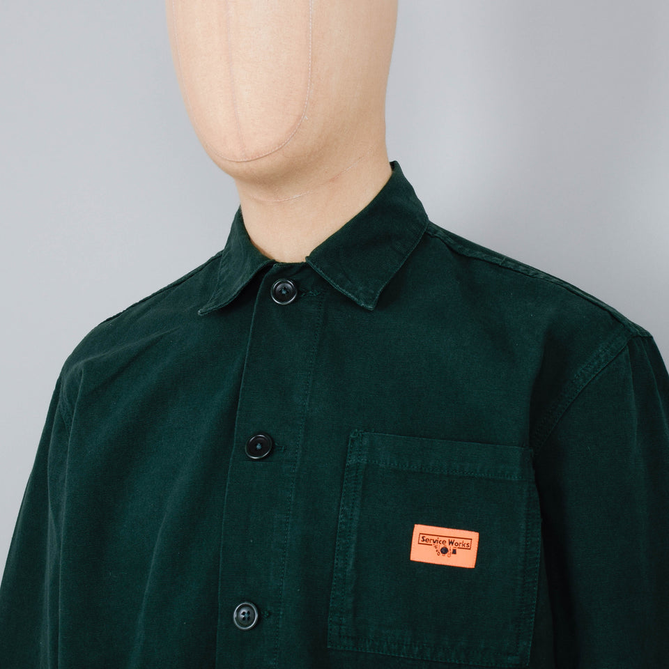 Service Works Canvas Coverall Jacket - Forest
