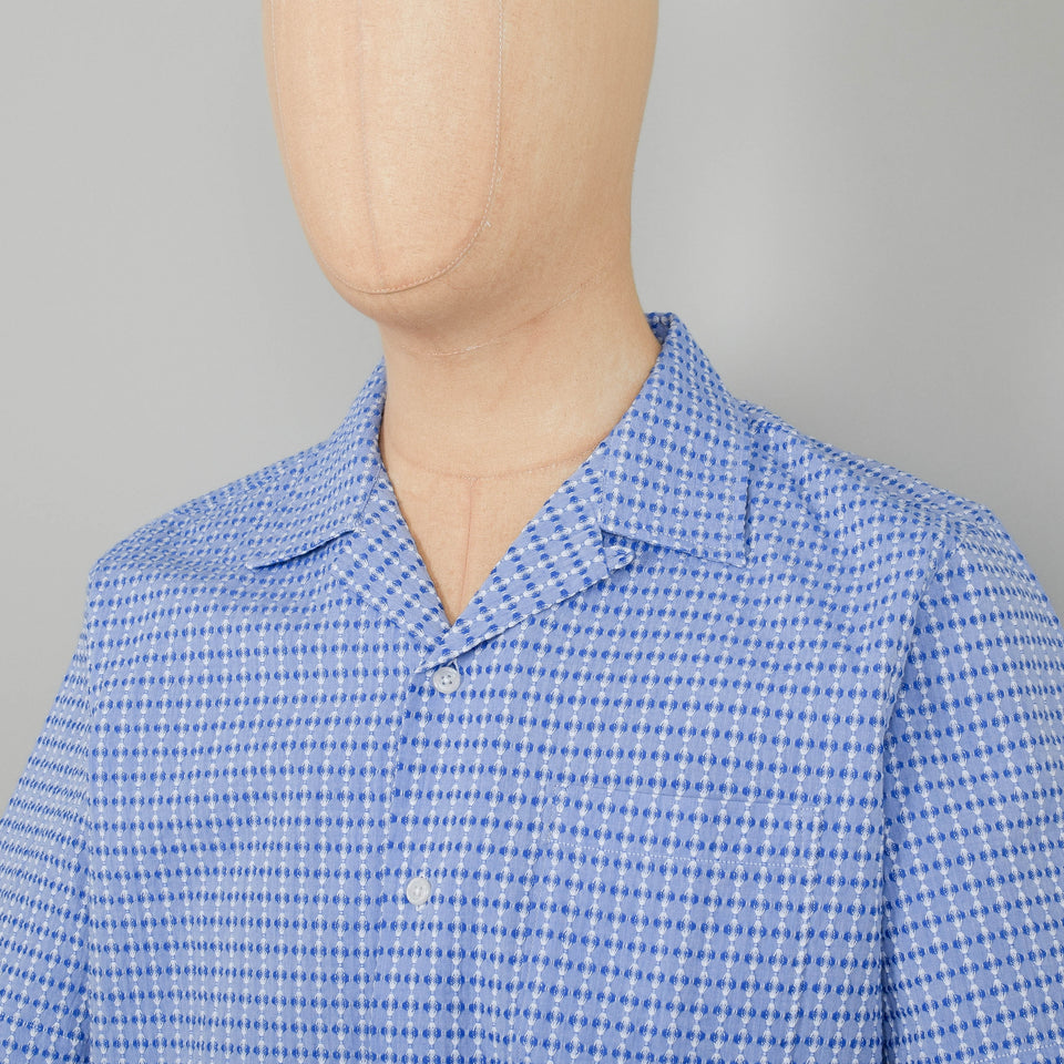 Universal Works Road Shirt Cotton - Blue