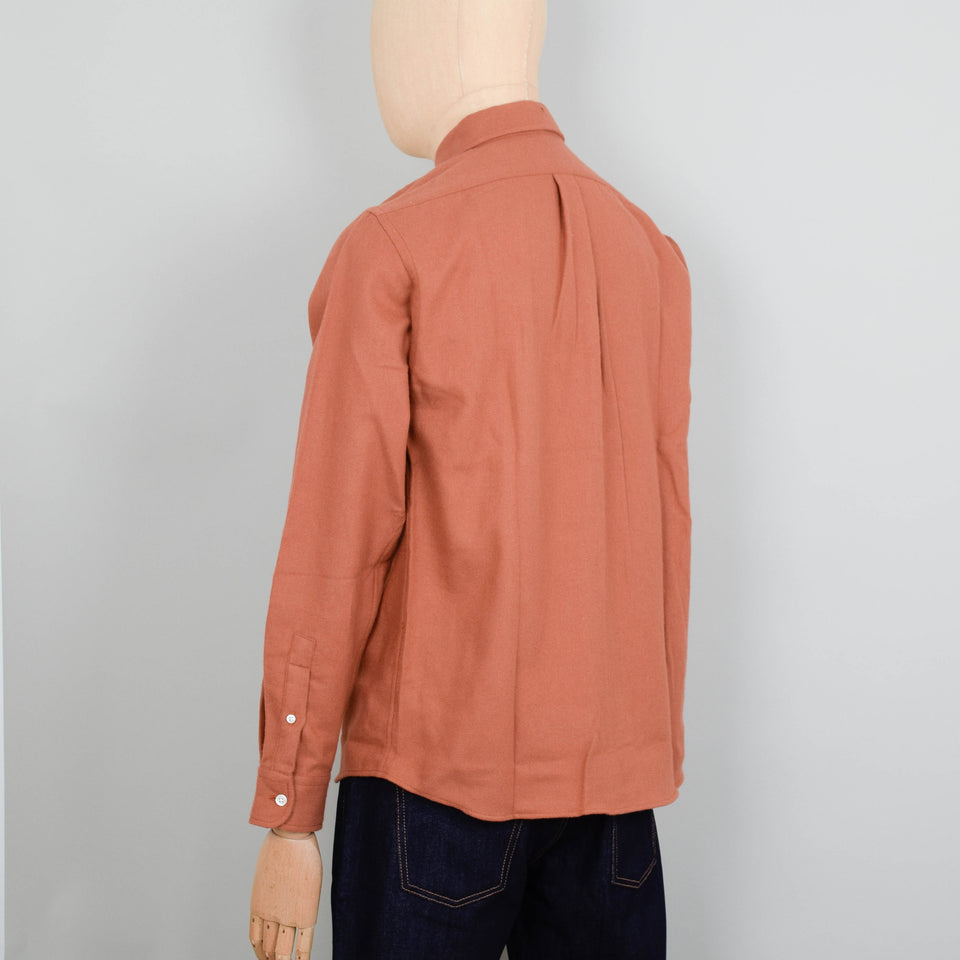 Colorful Standard Organic Flannel Shirt - Ginger Brown