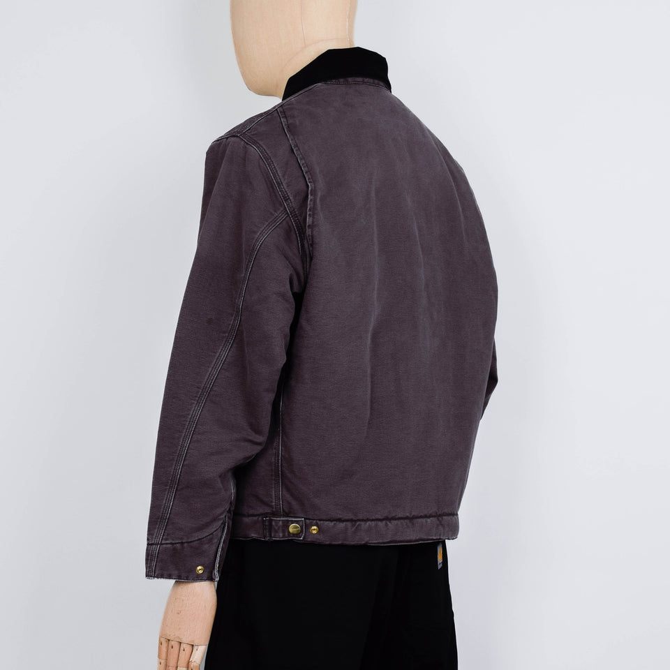 Carhartt WIP OG Detroit Jacket - Tobacco / Black Aged Canvas