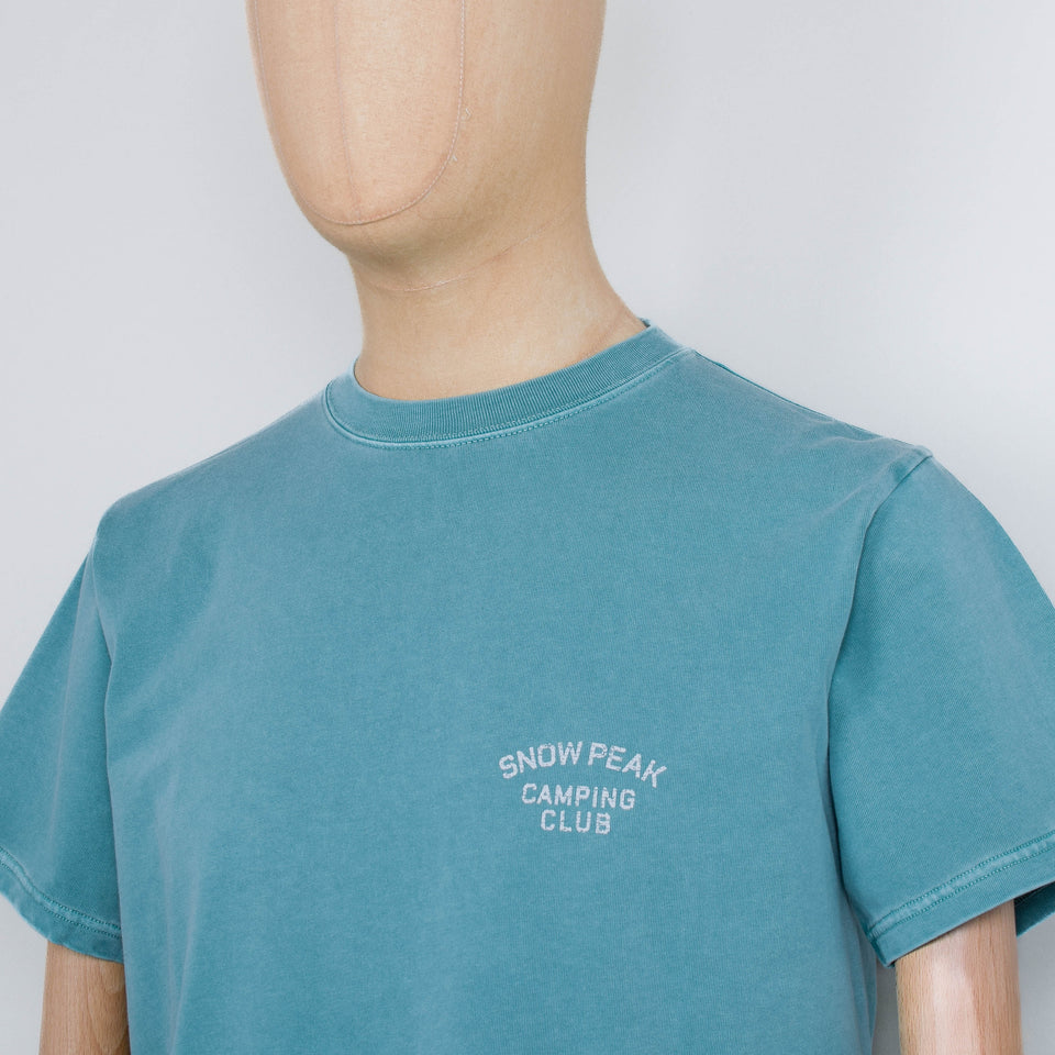 Snow Peak Recycled Cotton Dyed T-shirt SPC, Green