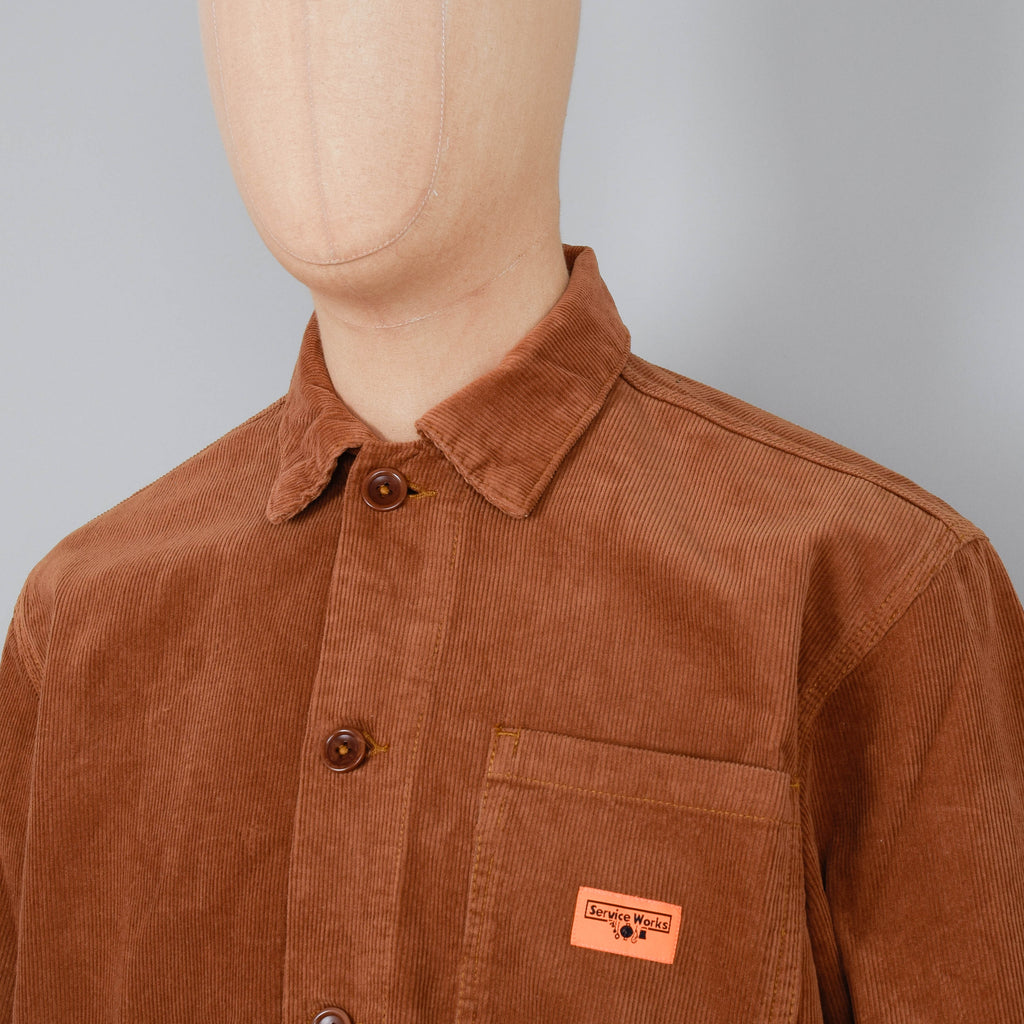 Service Works Corduroy Coverall Jacket - Pecan – Liquor Store Service Works Corduroy Coverall Jacket - Pecan – Liquor Store
