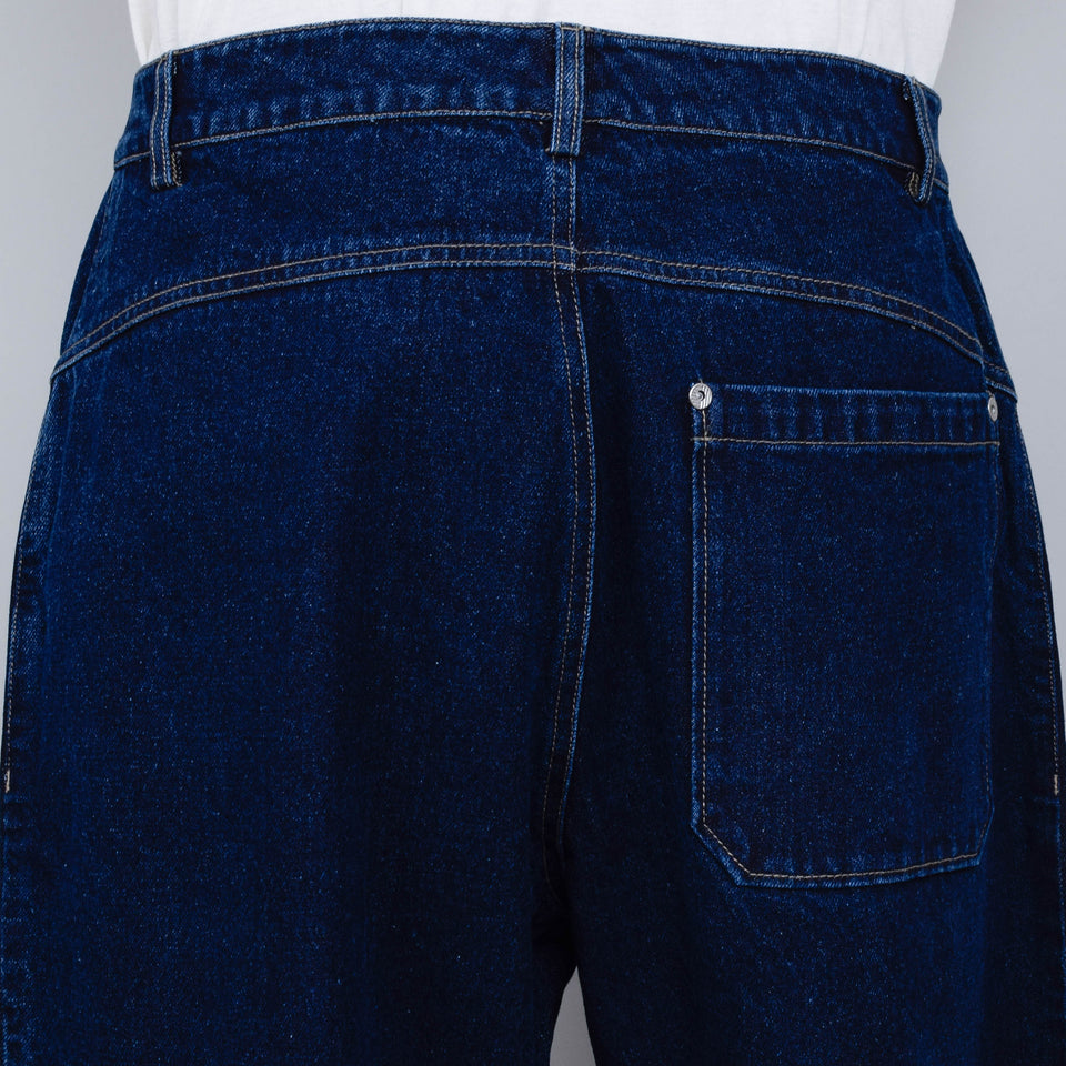Folk Barrel Leg Jean - Deep Denim