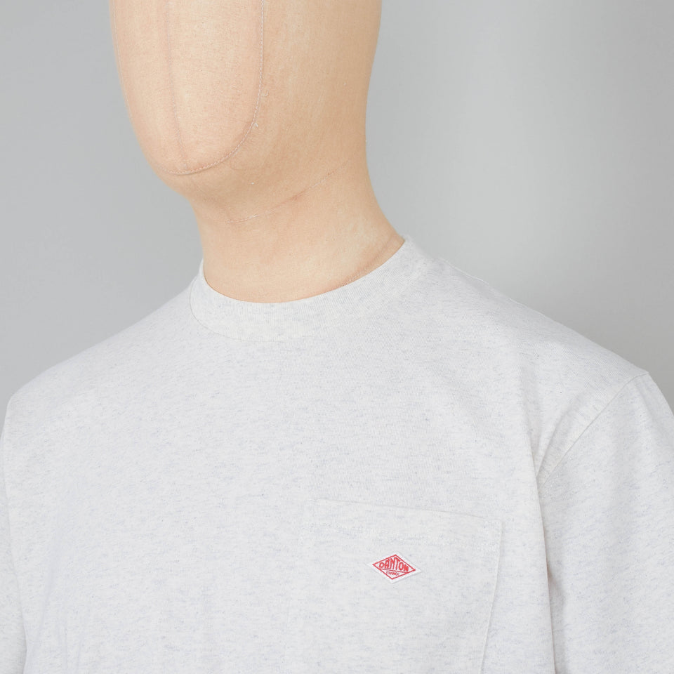 Danton Pocket T-Shirt - Heather Ivory