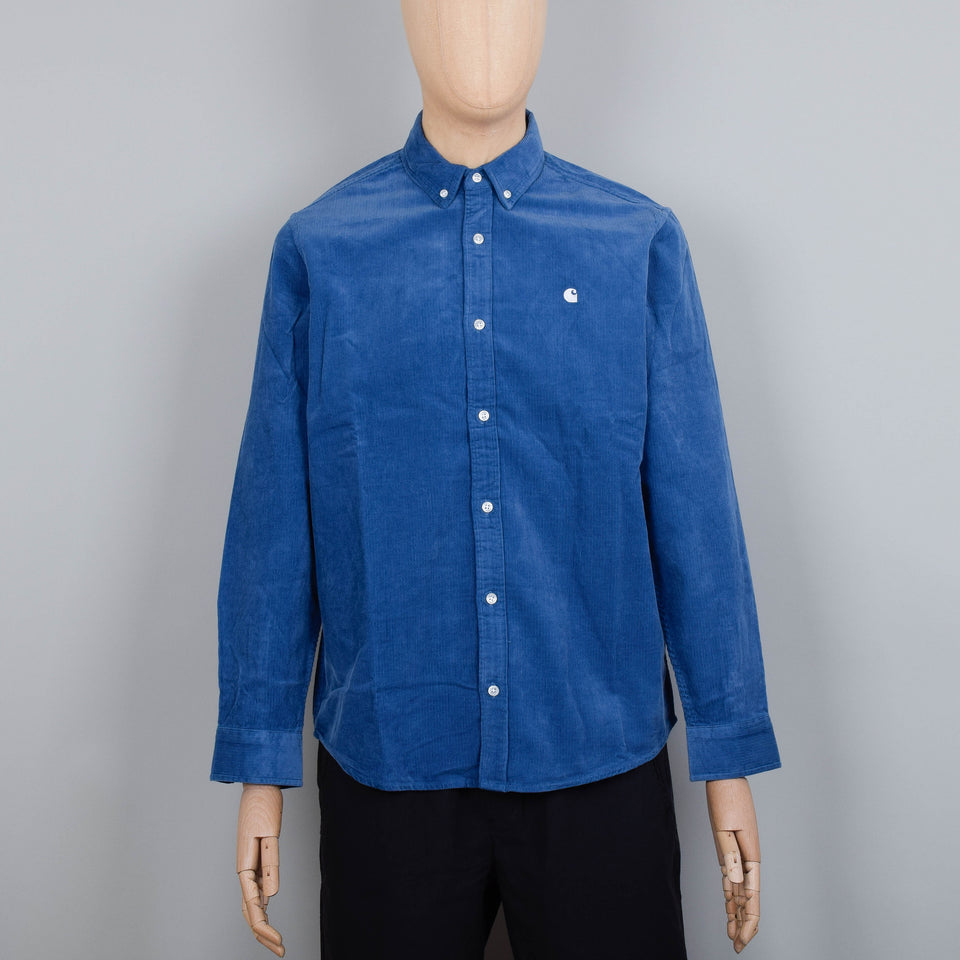 Carhartt WIP Madison Fine Cord Shirt - Sorrent / Wax