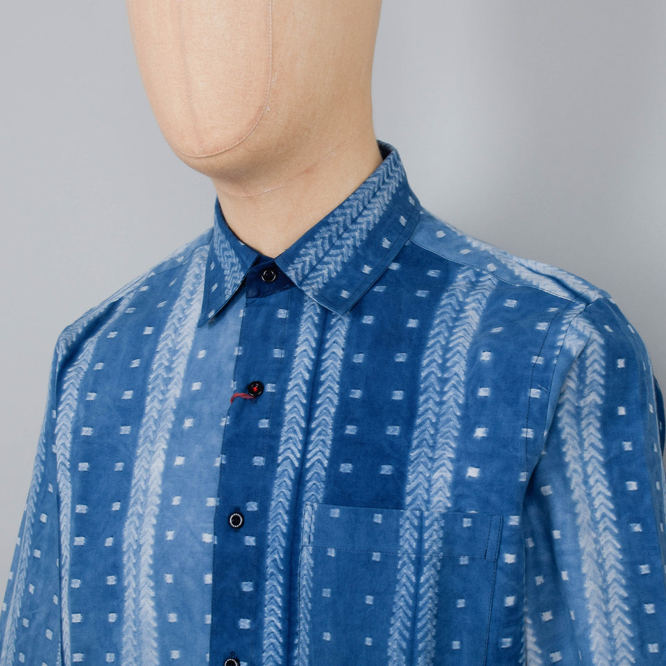 Kardo Ryan Shirt - Shibori Indigo