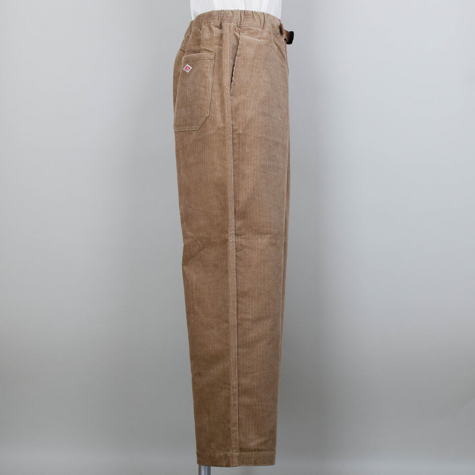 Danton Corduroy Easy Pants - Light Brown