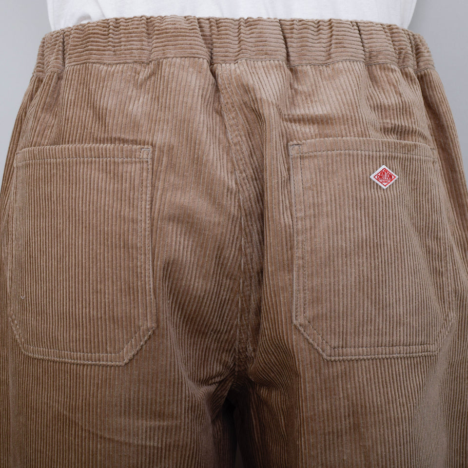 Danton Corduroy Easy Pants - Light Brown