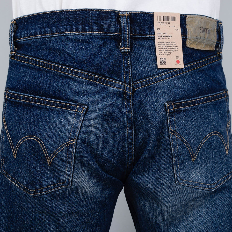 Edwin Regular Tapered - Blue Mid Dark Used