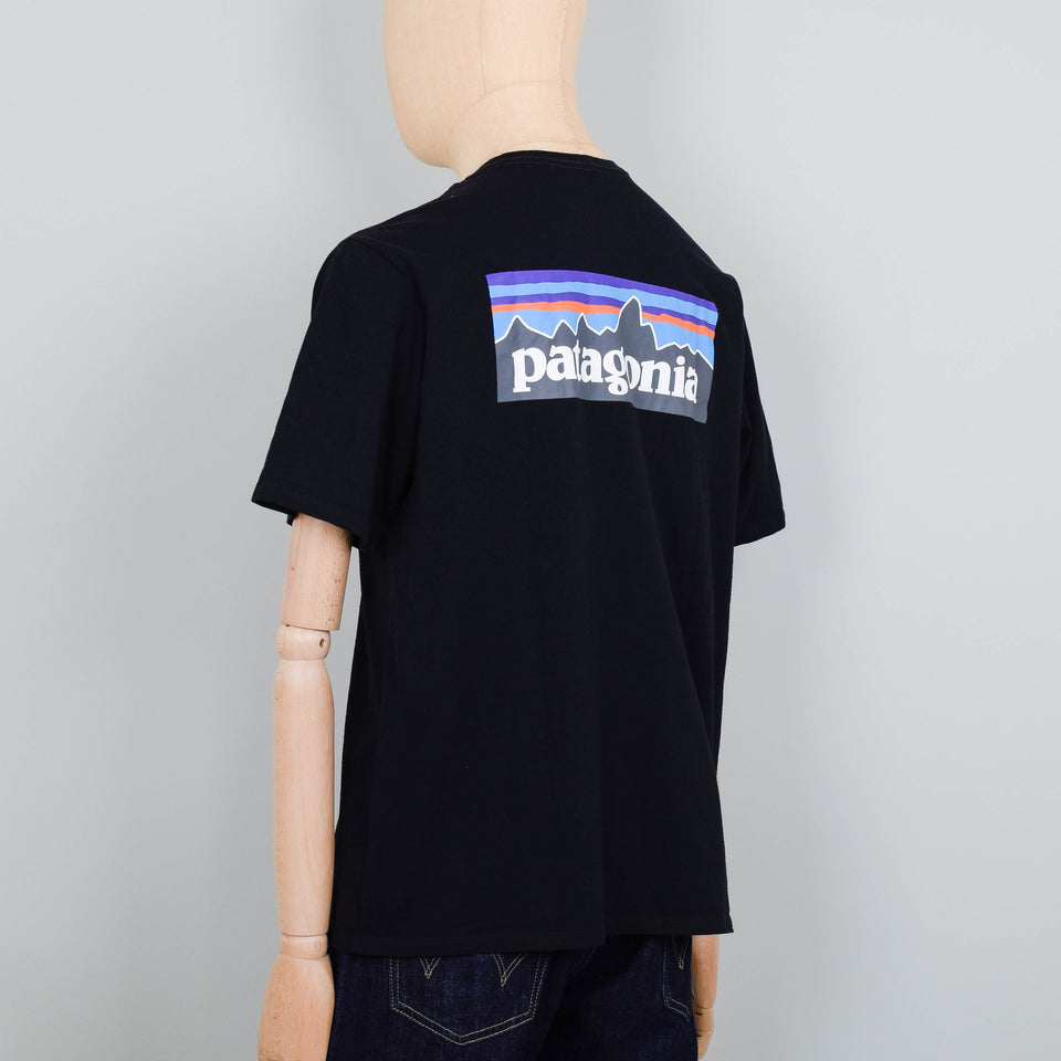 Patagonia P-6 Logo Responsibili Tee - Black