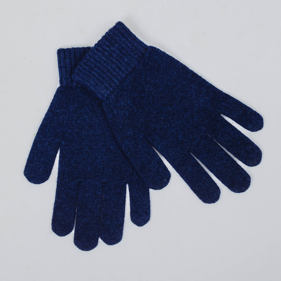 Colorful Standard Merino Wool Gloves - Marine Blue