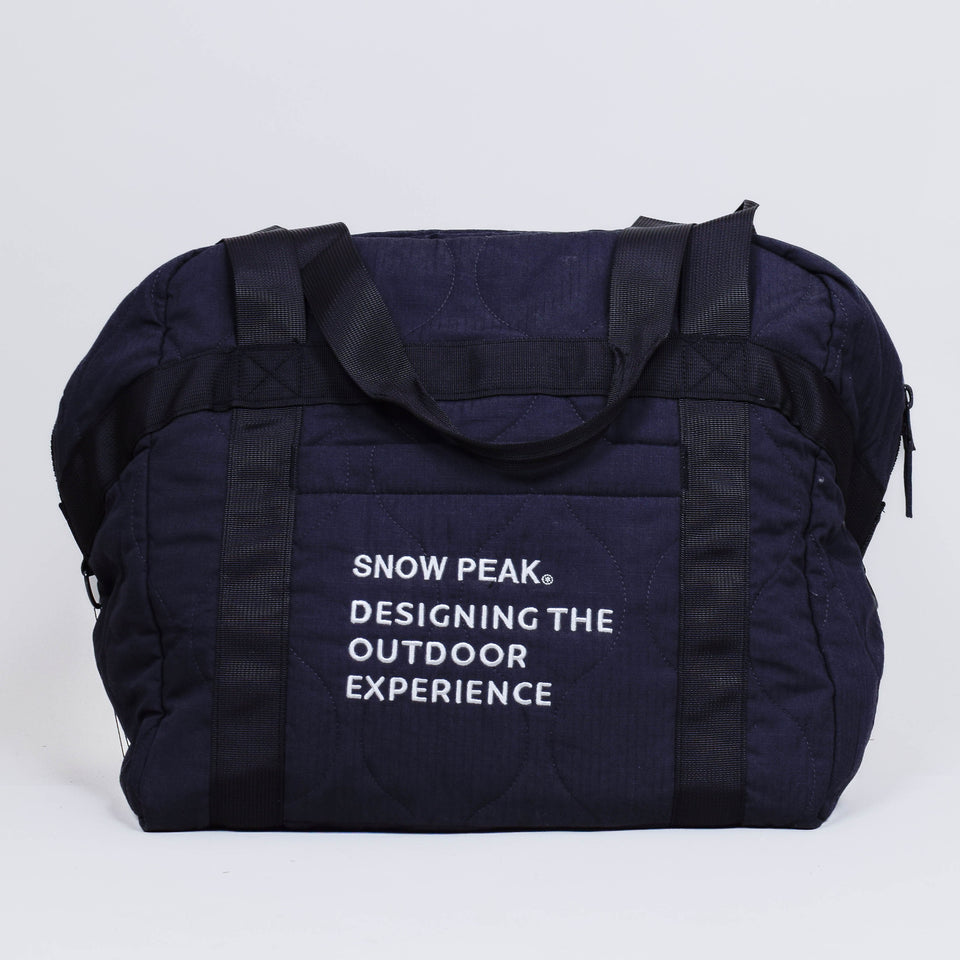 Snow Peak Quilted Ripstop Duffle - Black