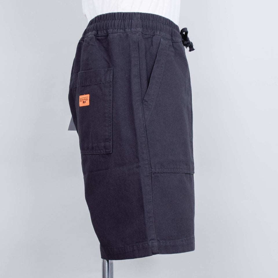 Service Works Classic Canvas Chef Shorts - Grey